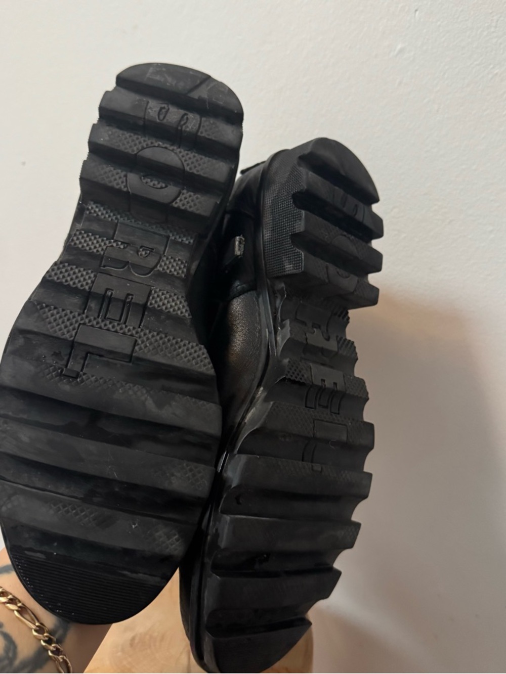 SORELS Phoenix Black Leather Combat Lace-Up Boots size 7 - Picture 16 of 16